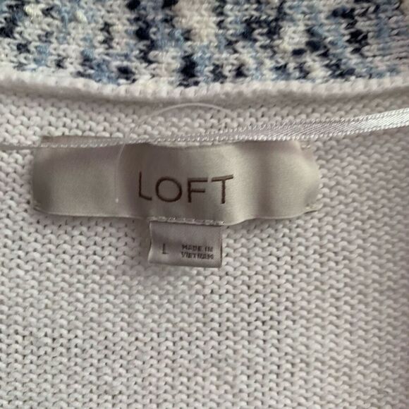 Long Loft womens strip cardigan size L (B8) - Picture 3 of 12
